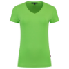 Afbeeldingen van Tricorp dames t-shirt 101008 slim fit   v-hals 101008 lime (groen) 4XL