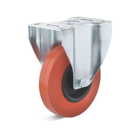 Afbeeldingen van Bokwiel hitte-bestendig -60°+250º       rubber 150mm 100kg