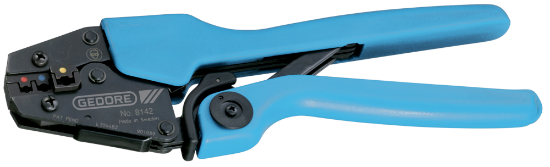 Afbeeldingen van Gedore precisie krimptang               geïsoleerd kabelschoen 8142