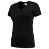 Afbeeldingen van Tricorp dames t-shirt 101008 slim fit   v-hals 101008 black (zwart) 5XL