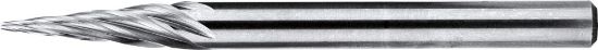 Afbeeldingen van Phantom hm-stiftfrees kegelvorm spits m3x11x3x38-1 alu
