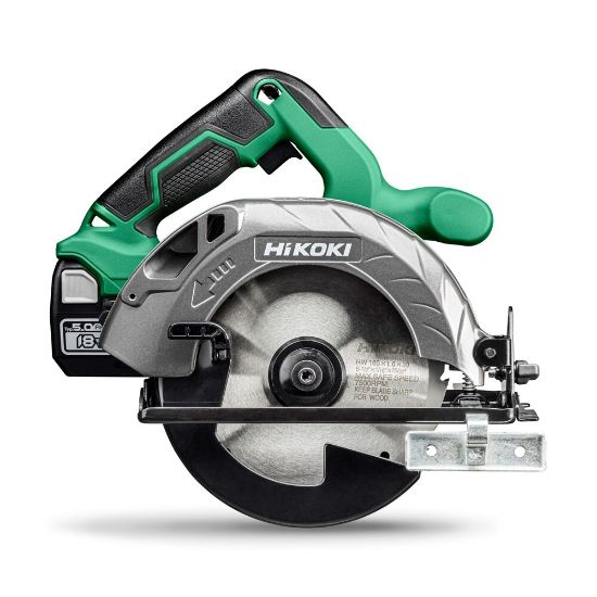 Afbeeldingen van Hikoki 18V cirkelzaag C1806DAWRZ165mm   MV 2x 5.0Ah in HSC IV