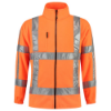 Afbeeldingen van Infra Fleecejack windstopper fluor orange (oranje high vis) 7XL RWS