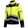 Afbeeldingen van Tricorp fleecejack multinorm bicolor 403013 yellow/ink (geel high vis/blauw) XL