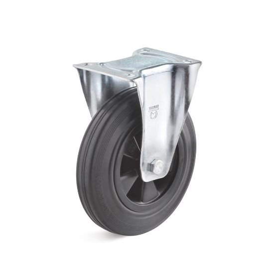 Afbeeldingen van Bokwiel rubber 80mm 50kg