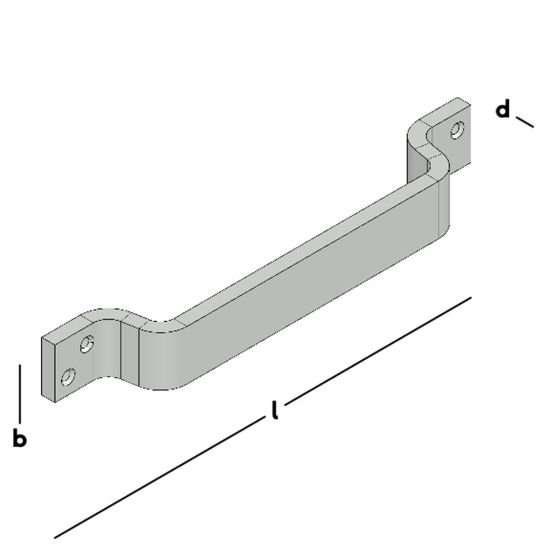 Afbeeldingen van Handgreep 250mm ev