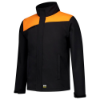 Afbeeldingen van Tricorp softshell bicolor naden 402021   black/orange (zwart/oranje) L