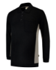 Afbeeldingen van Tricorp polosweater bicolor borstzak 302001 black/grey (zwart/grijs) 8XL