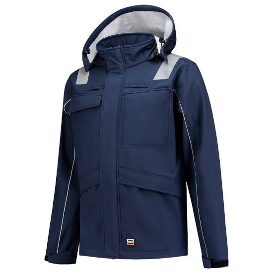 Afbeeldingen van Tricorp softshell multinorm  403012 ink (blauw) S
