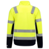Afbeeldingen van Tricorp fleecejack multinorm bicolor 403013 yellow/ink (geel high vis/blauw) XL
