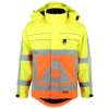 Afbeeldingen van Tricorp parka verkeersregelaar 403001   fluor orange/yellow (oranje/geel) 4XL