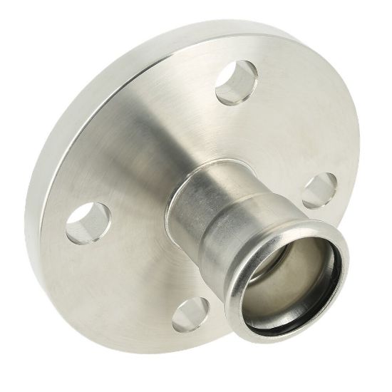 Afbeeldingen van Press rvs-316L kiwa flenskoppeling PN16 42mm