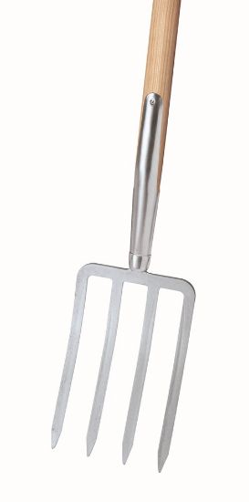 Afbeeldingen van Ideal spitvork 4-tands T-steel 85cm