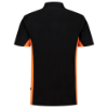 Afbeeldingen van Tricorp poloshirt bicolor  202004       black/orange (zwart/oranje) 4XL