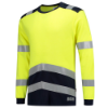 Afbeeldingen van Tricorp t-shirt RWS multinorm bicolor 103003 yellow/ink (geel highvis/marine) S