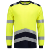 Afbeeldingen van Tricorp t-shirt RWS multinorm bicolor 103003 yellow/ink (geel highvis/marine) S