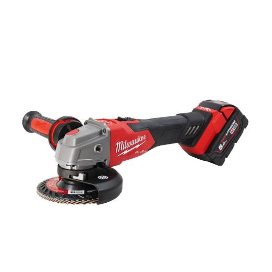 Afbeeldingen van Milwaukee M18 haakse slijper CAG125X-502X (2x 5.0Ah) in HD box