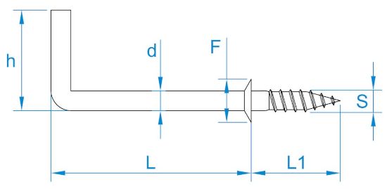 Afbeeldingen van Schroefduim met borst 30x17x3mm         ve100