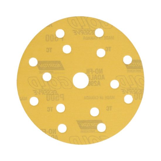 Afbeeldingen van Norton schuurschijf 150mm A296 Gold K500 14H ve100