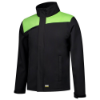 Afbeeldingen van Tricorp softshell bicolor naden 402021   black/lime (zwart/groen) 4XL