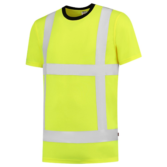 Afbeeldingen van Tricorp t-shirt RWS birdseye 103005      yellow (geel high vis) 4XL