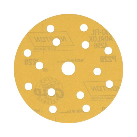 Afbeeldingen van Norton schuurschijf 150mm A296 Gold K220 14H ve100