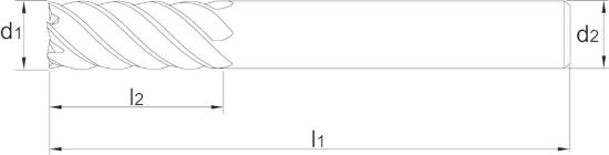Afbeeldingen van Phantom mg-vhm tialn frezen z=8. 45gr   20mm