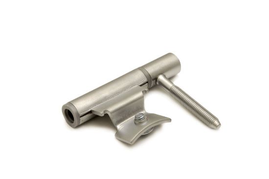 Afbeeldingen van Inboorpaumelle 14mm stalen kozijn verchroomd