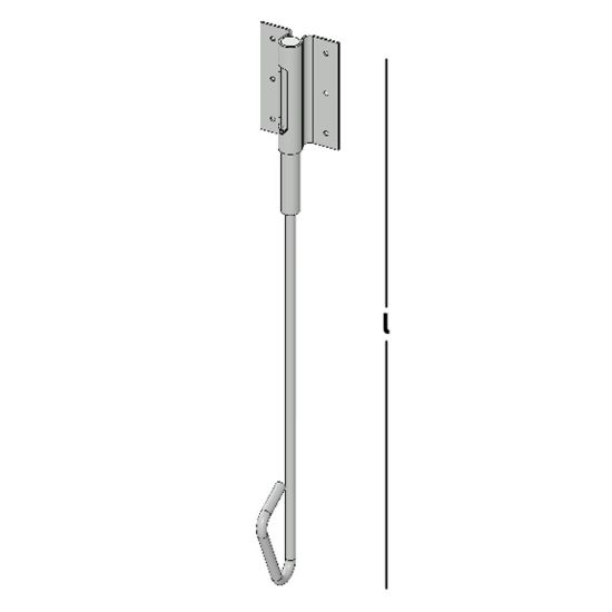 Afbeeldingen van Staartgrendel 600mm ev