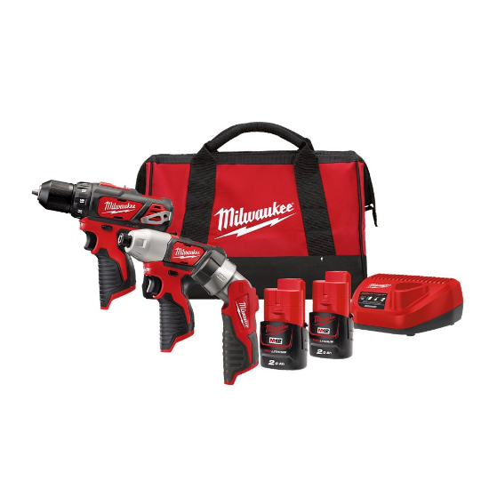 Afbeeldingen van Milwaukee M12 combiset BPP3A-202B