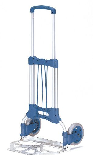 Afbeeldingen van Opvouwbare alu steekwagen 1732 massieve banden 170x35