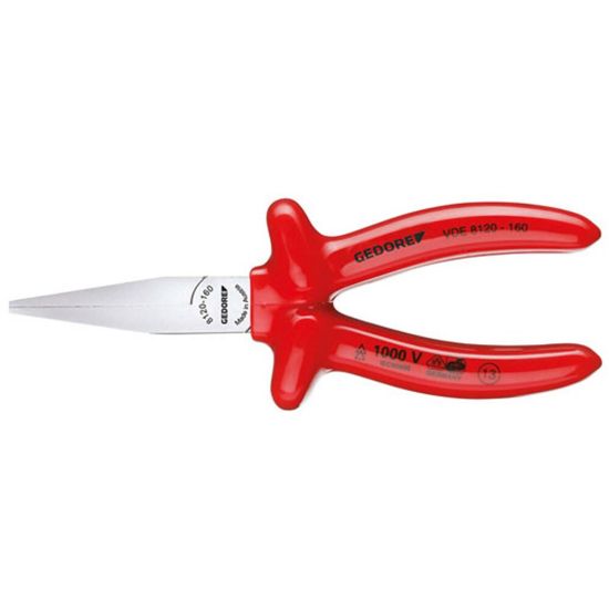 Afbeeldingen van Gedore platbektang doop-isolatie 160mm  vde 8120 160