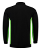 Afbeeldingen van Tricorp polosweater bicolor borstzak 302001 black/lime (zwart/groen) M