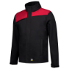 Afbeeldingen van Tricorp softshell bicolor naden 402021   black/red (zwart/rood) 8XL