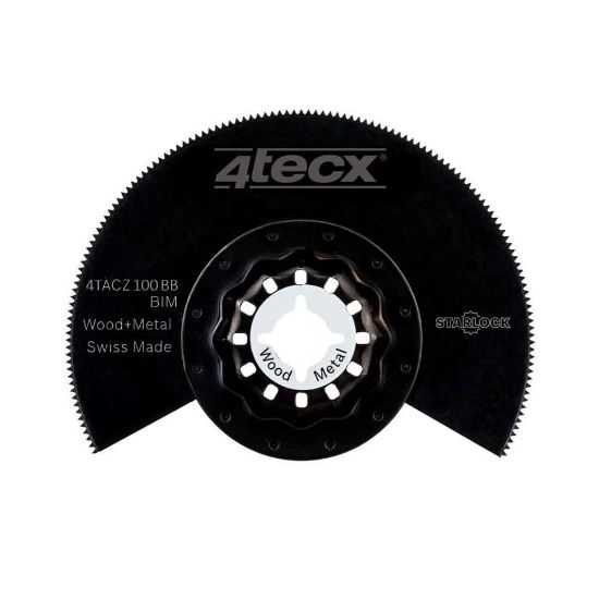Afbeeldingen van 4tecx starlock multizaag BB wood&metal  100mm ve1