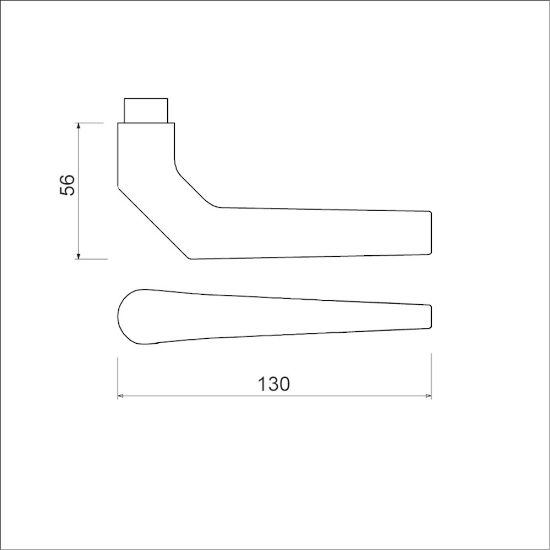 Afbeeldingen van Ami deurkruk 357 f1 gatdeel
