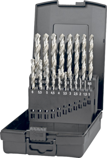 Afbeeldingen van International Tools borenset 1-10x0.5 eco pro blank geslepen. 11.420