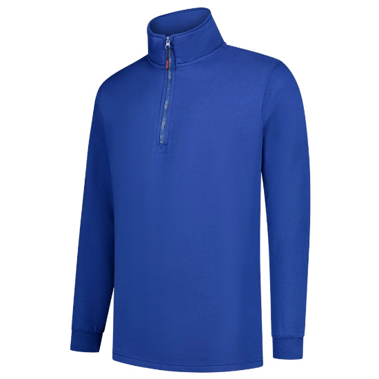 Afbeeldingen van Tricorp sweater ritskraag 301010 royalblue (kobalt) XS