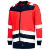 Afbeeldingen van Tricorp softshell highvis bicolor 403021    red/ink (rood high vis/blauw) XL