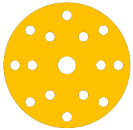 Afbeeldingen van Norton schuurschijf 150mm A286 Gold K280 14H ve100