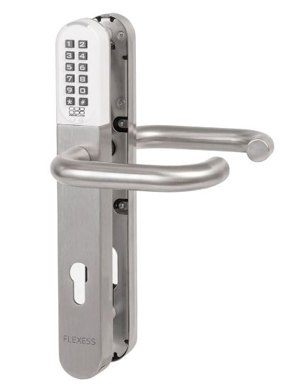 Afbeeldingen van Flexess Aero elektronisch deurbeslag 892 PC92 stand-alone code/kaartleesbeslag