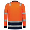 Afbeeldingen van Tricorp poloshirt lm highvis bicolor 203008 orange/ink (oranje/blauw) 5XL
