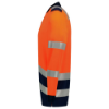 Afbeeldingen van Tricorp poloshirt lm highvis bicolor 203008 orange/ink (oranje/blauw) 2XL