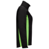 Afbeeldingen van Tricorp softshell dames bicolor 402008  black/lime (zwart/groen) 4XL