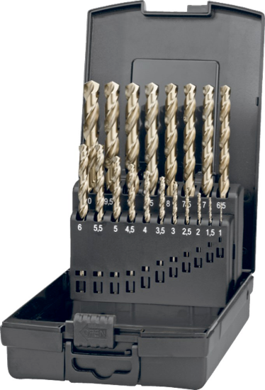 Afbeeldingen van Phantom hsse spiraalboren set din338    1-10x0.5