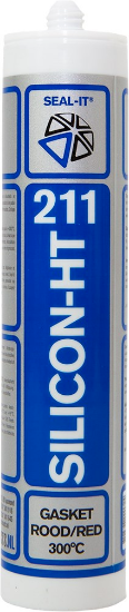 Afbeeldingen van Silicon-HT 211 afdichtingskit gasket    hittebestendig rood 310ml ve12
