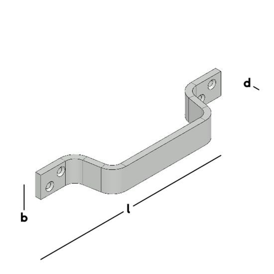 Afbeeldingen van Handgreep 170mm ev