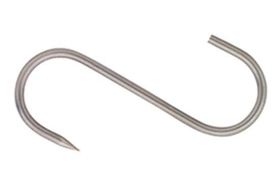 Afbeeldingen van Vleeshaak 4x80mm rvs