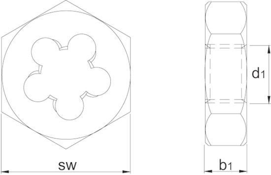 Afbeeldingen van Phantom hss snijmoeren din382 NPT 1/8