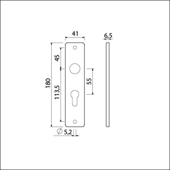 Afbeeldingen van Ami schild 180 f1 pc55